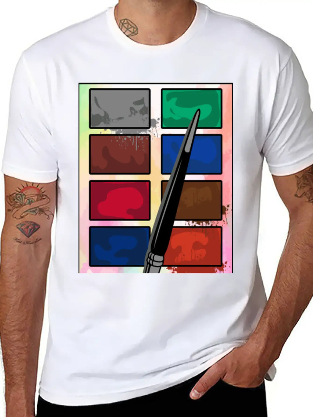 Make Up Eyeshadow Set Breathable Soft Cotton T-Shirt – Timeless Casual Look