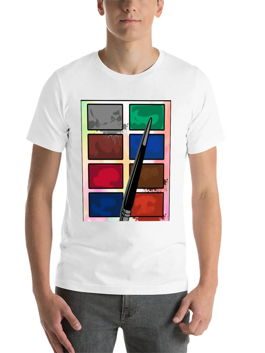 Make Up Eyeshadow Set Breathable Soft Cotton T-Shirt – Timeless Casual Look