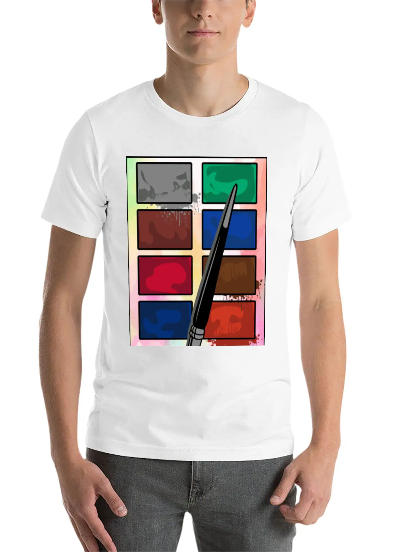 Make Up Eyeshadow Set Breathable Soft Cotton T-Shirt – Timeless Casual Look
