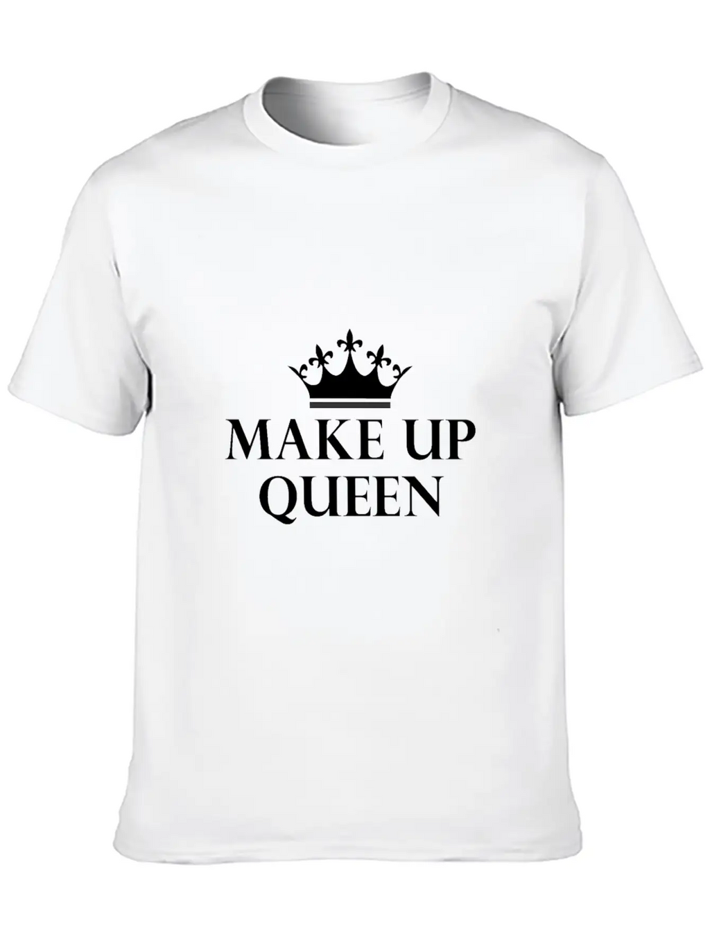 Make Up Queen Queen Makeup Mascara En Masse Breathable Soft Cotton T-Shirt – Timeless Casual Look