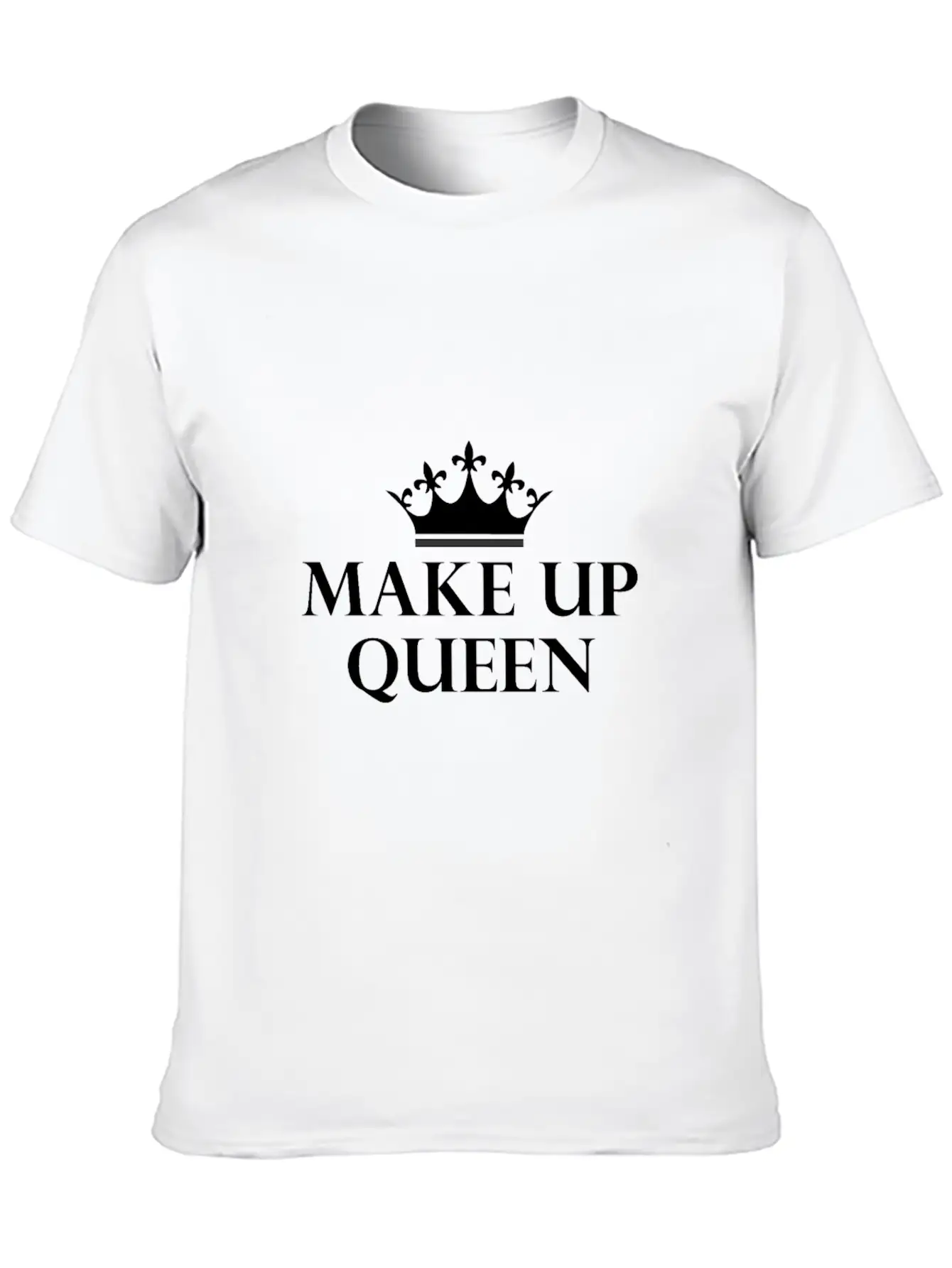 Make Up Queen Queen Makeup Mascara En Masse Breathable Soft Cotton T-Shirt – Timeless Casual Look