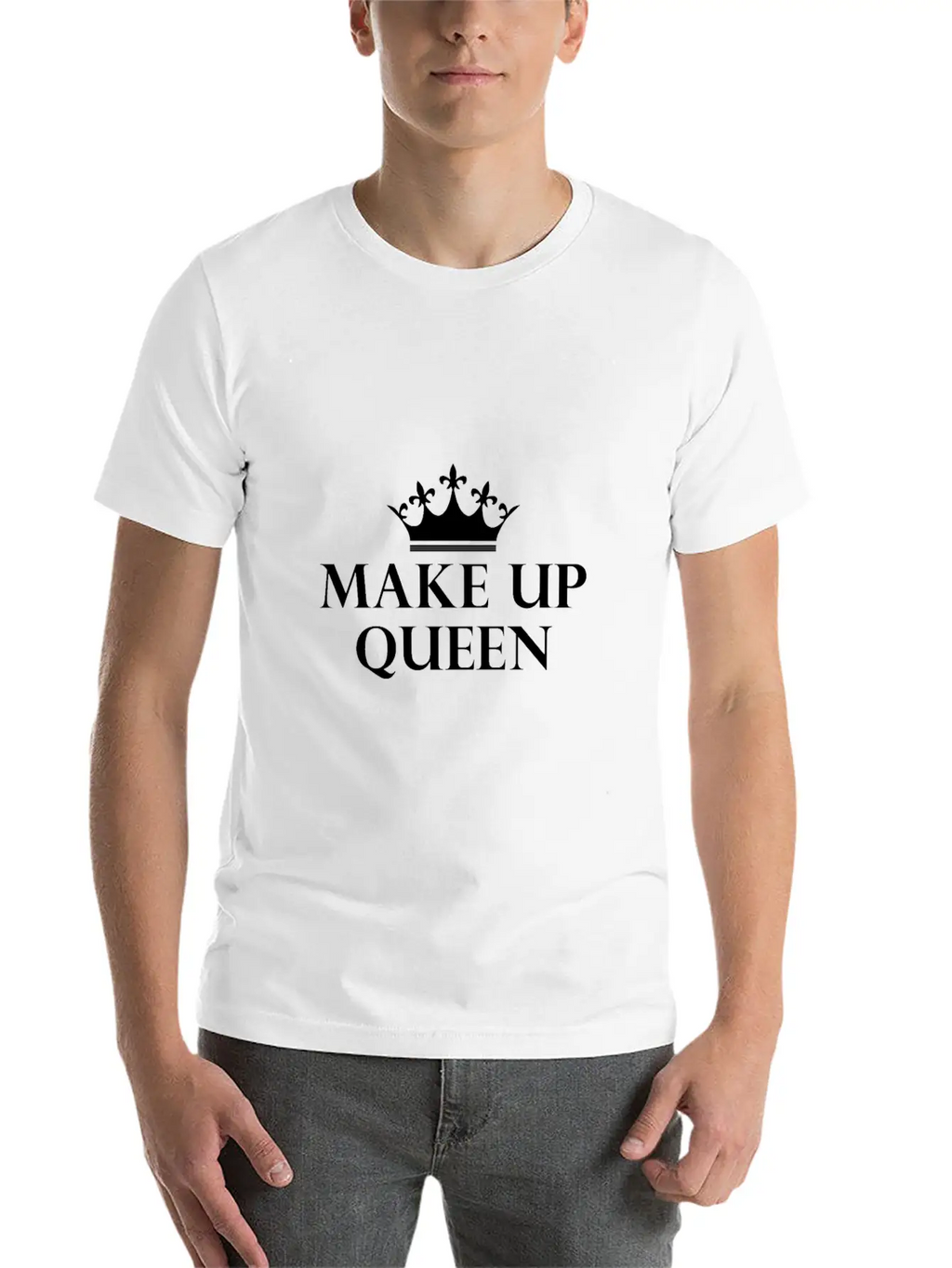 Make Up Queen Queen Makeup Mascara En Masse Breathable Soft Cotton T-Shirt – Timeless Casual Look