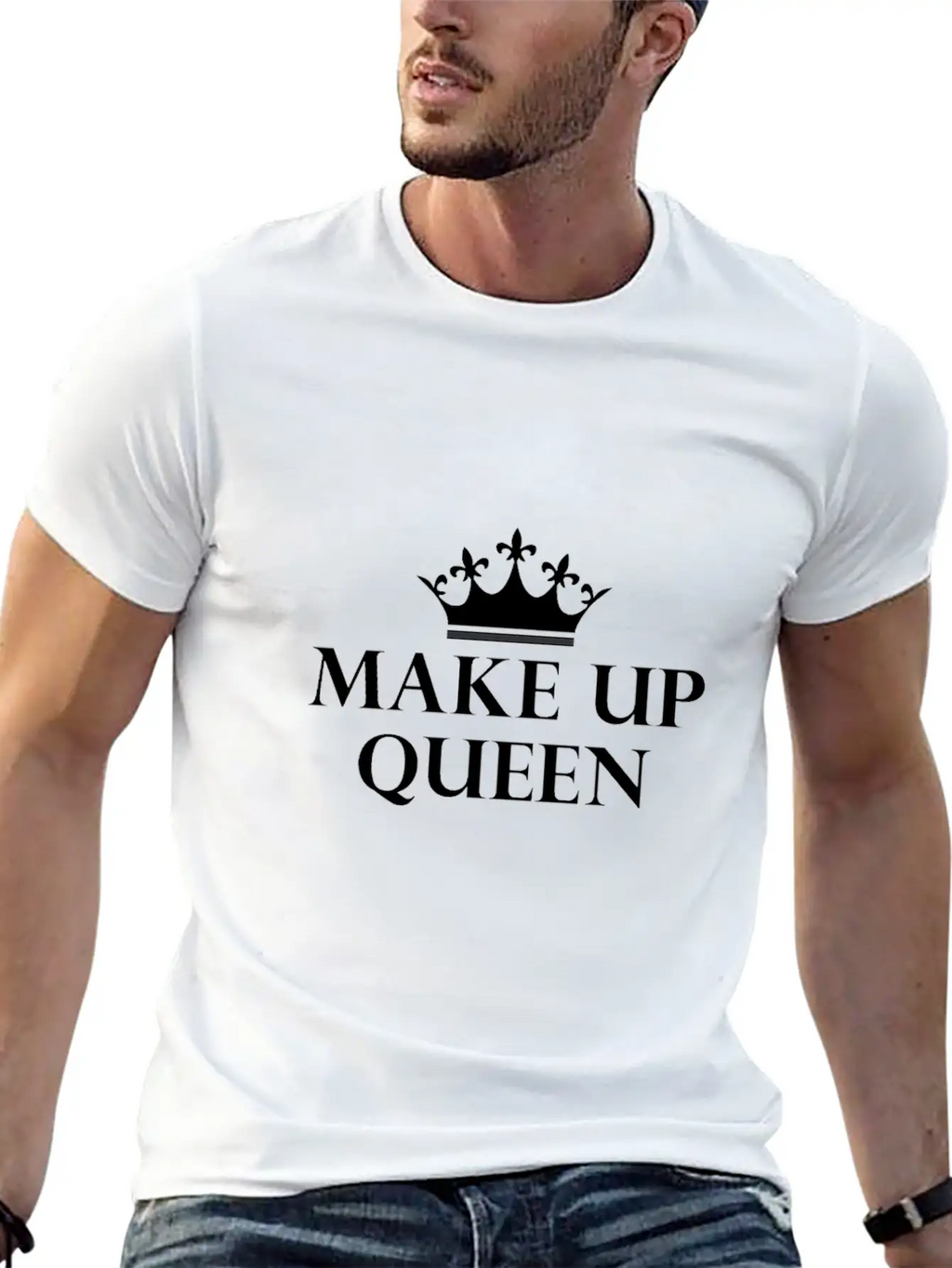 Make Up Queen Queen Makeup Mascara En Masse Breathable Soft Cotton T-Shirt – Timeless Casual Look