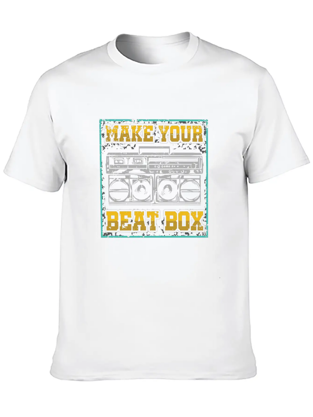 Make Your Beatbox Hiphop Rap Music Beatboxer DJ Breathable Soft Cotton T-Shirt – Timeless Casual Look
