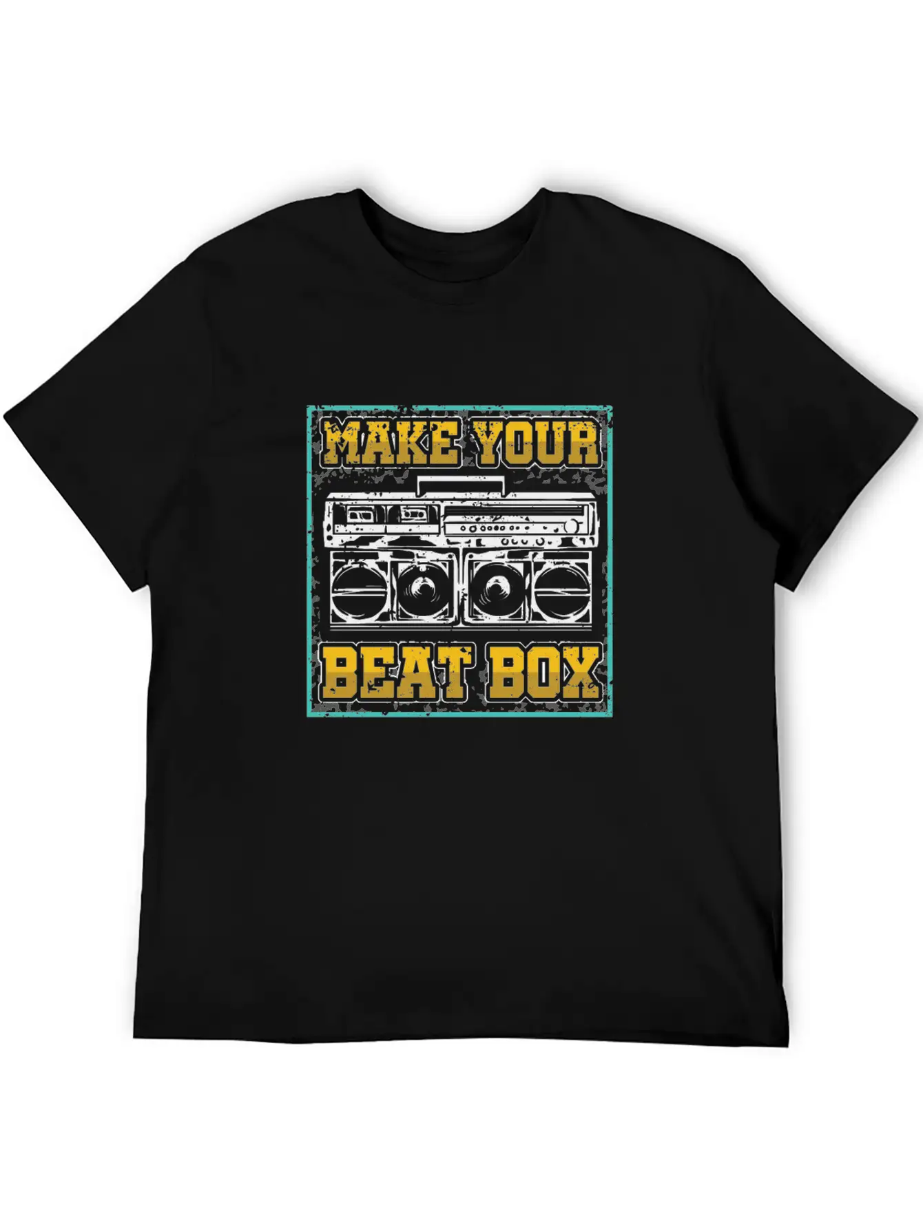 Make Your Beatbox Hiphop Rap Music Beatboxer DJ Breathable Soft Cotton T-Shirt – Timeless Casual Look