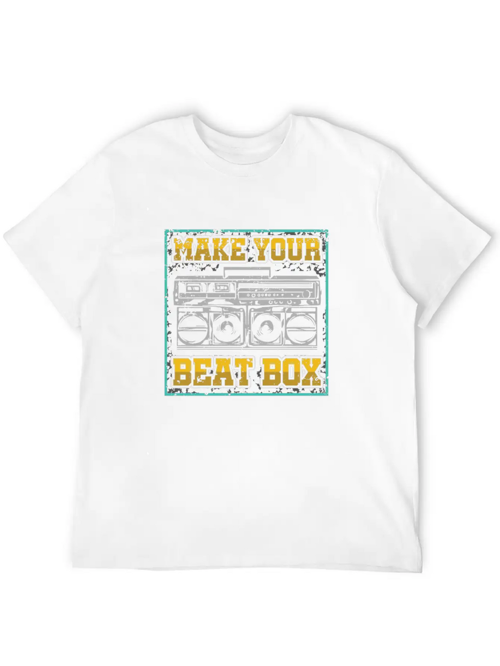 Make Your Beatbox Hiphop Rap Music Beatboxer DJ Breathable Soft Cotton T-Shirt – Timeless Casual Look