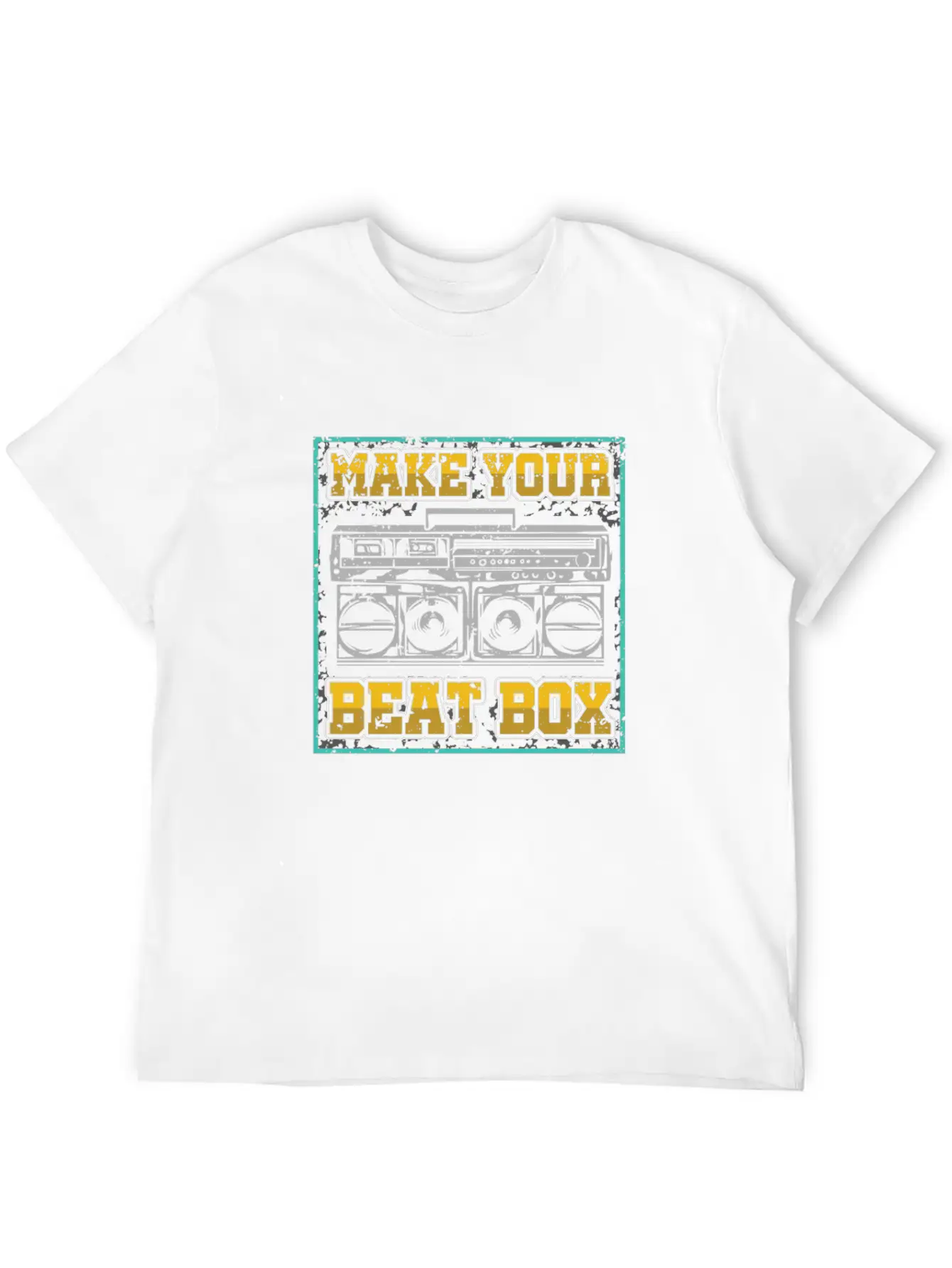 Make Your Beatbox Hiphop Rap Music Beatboxer DJ Breathable Soft Cotton T-Shirt – Timeless Casual Look
