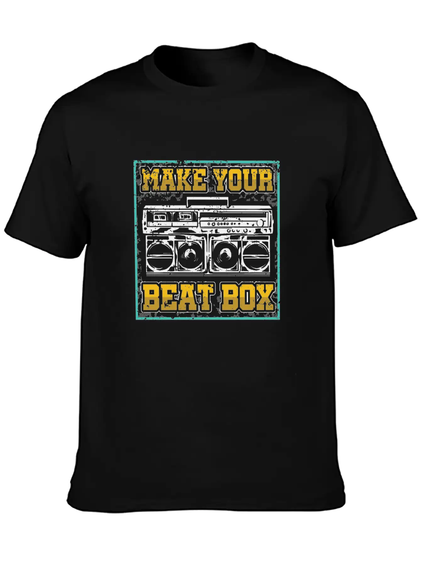 Make Your Beatbox Hiphop Rap Music Beatboxer DJ Breathable Soft Cotton T-Shirt – Timeless Casual Look