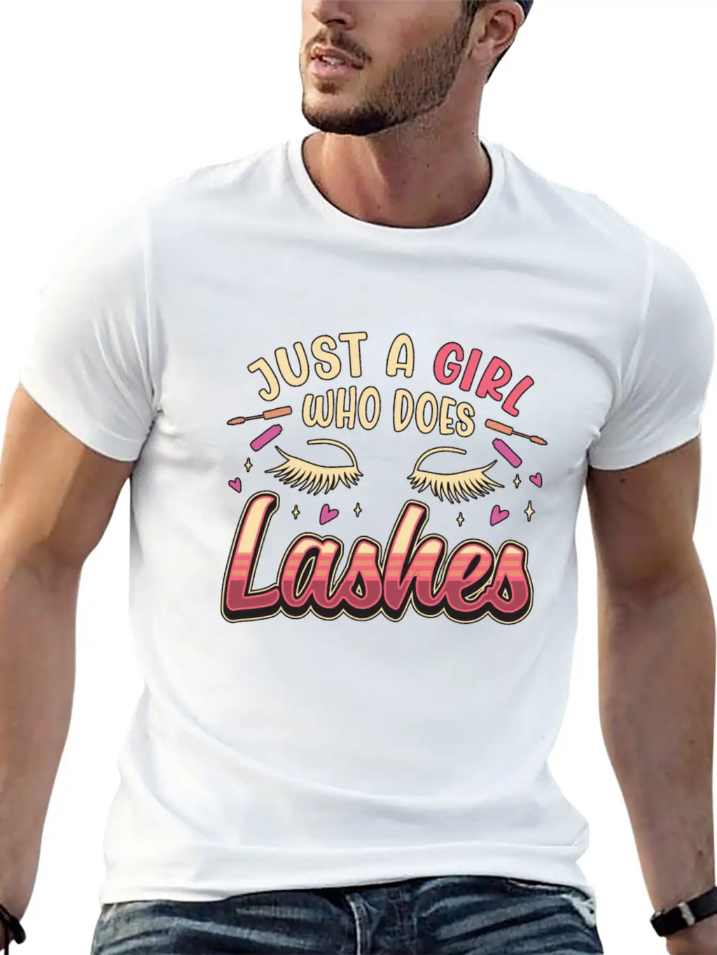 Makeup Artist Just A Girl Who Does Cosmetology Modern Fit Casual T-Shirt – Clean And Versatile Design