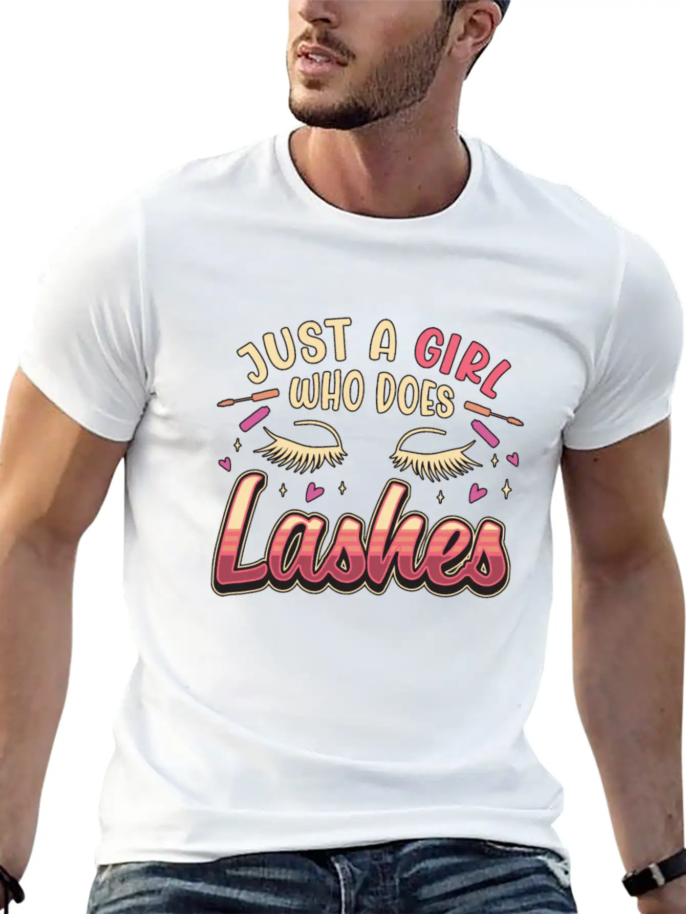 Makeup Artist Just A Girl Who Does Cosmetology Modern Fit Casual T-Shirt – Clean And Versatile Design