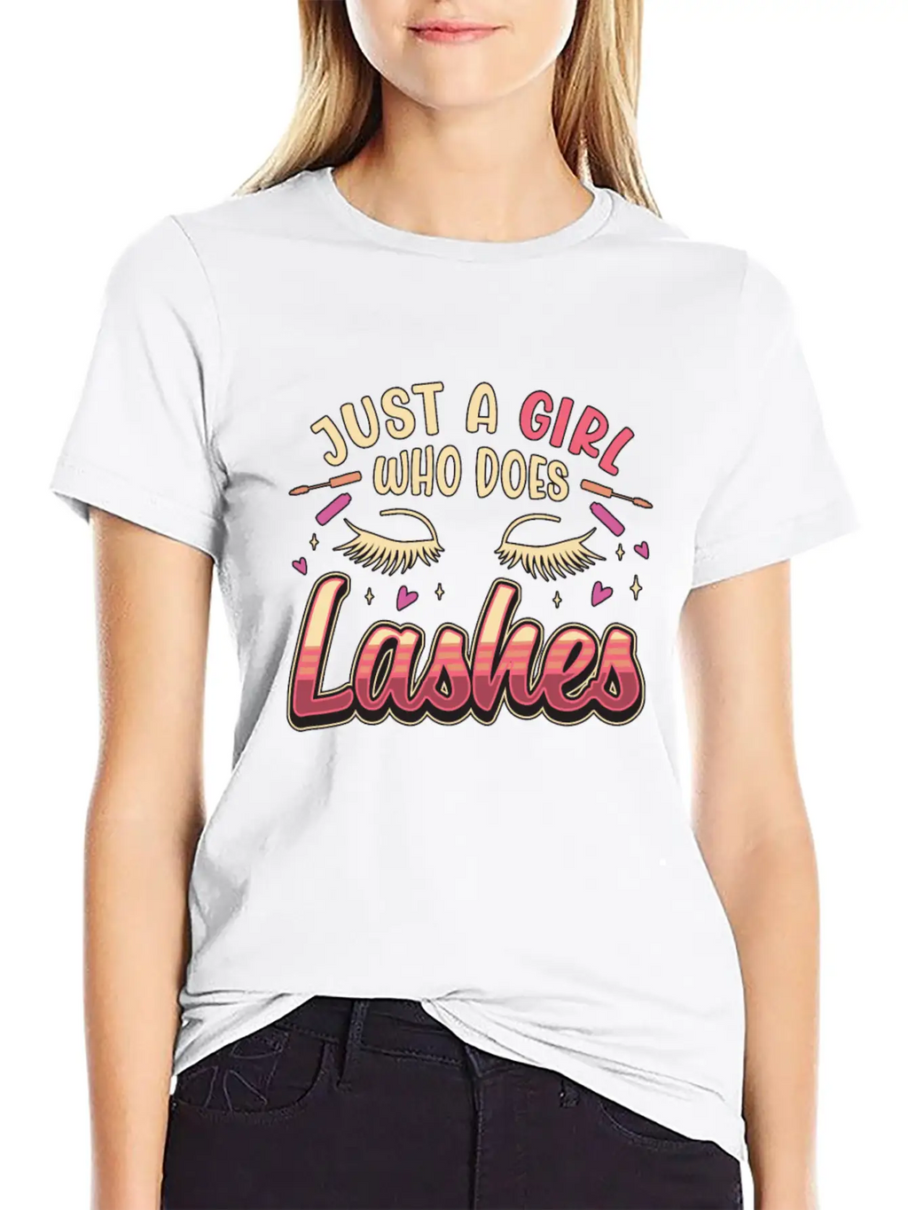 Makeup Artist Just A Girl Who Does Cosmetology Modern Fit Casual T-Shirt – Clean And Versatile Design
