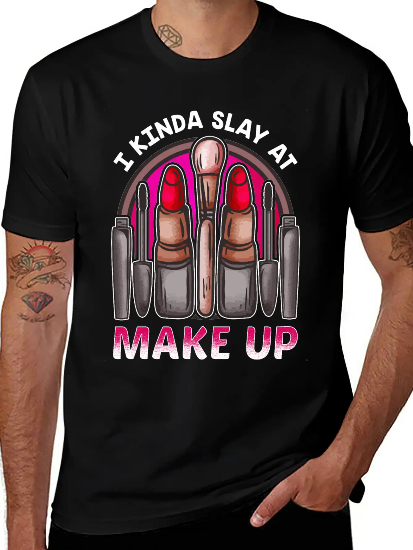 Makeup Design For Women Who Are Great At Doing Basic Graphic T-Shirt – Daily Comfort In Soft Cotton