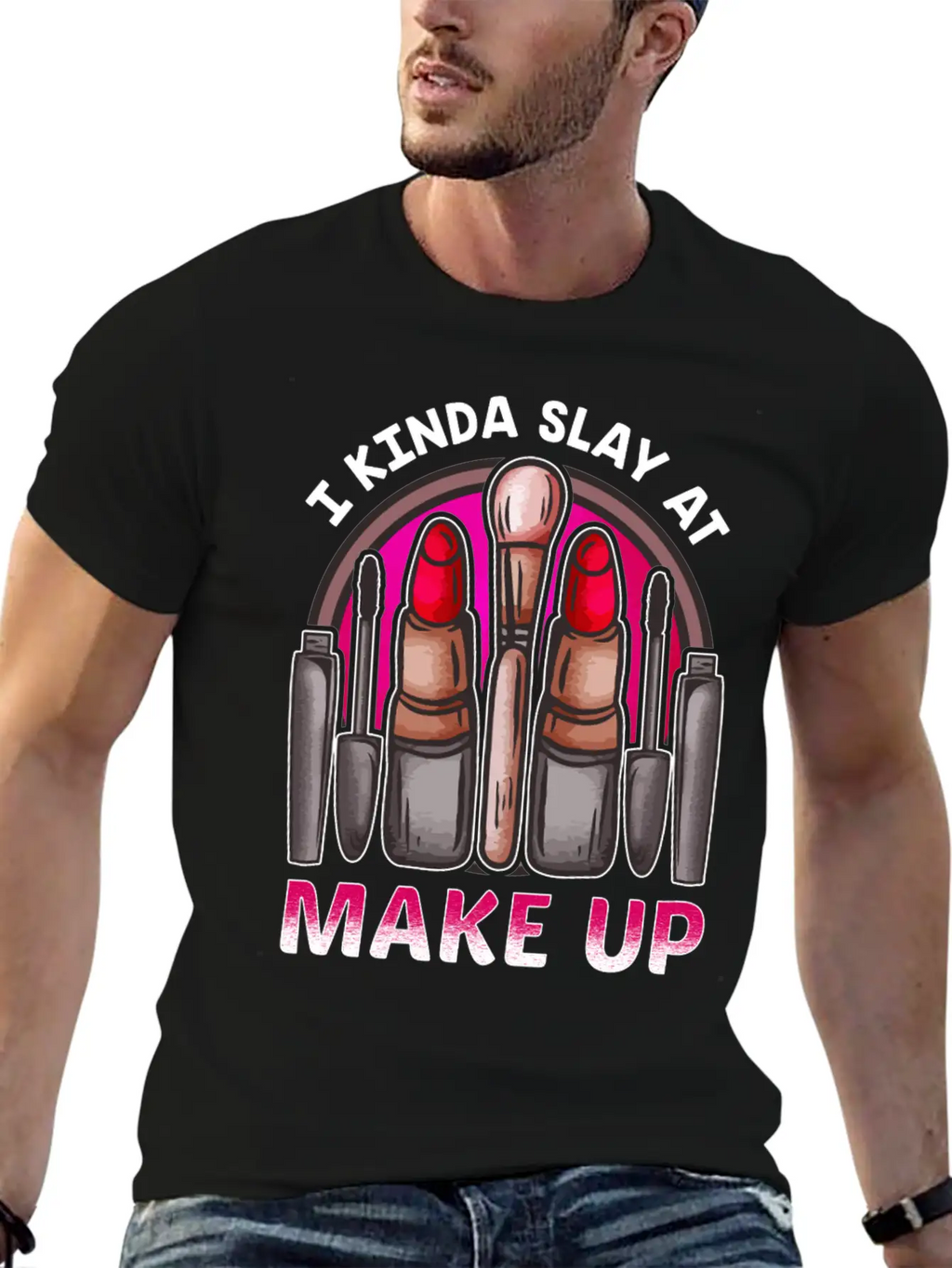 Makeup Design For Women Who Are Great At Doing Basic Graphic T-Shirt – Daily Comfort In Soft Cotton