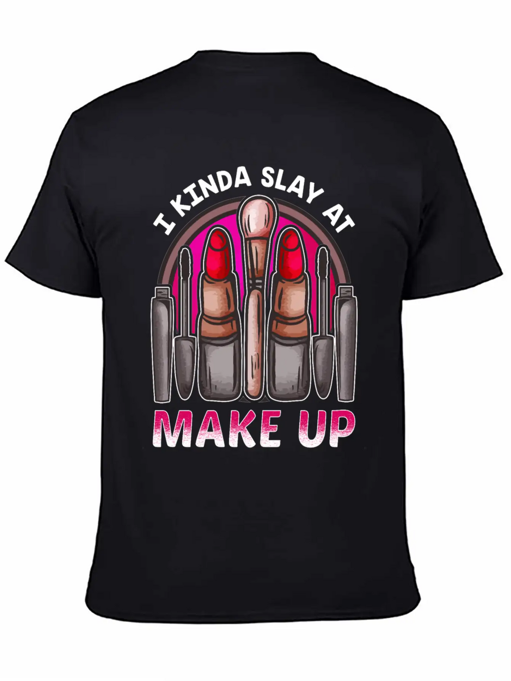 Makeup Design For Women Who Are Great At Doing Basic Graphic T-Shirt – Daily Comfort In Soft Cotton