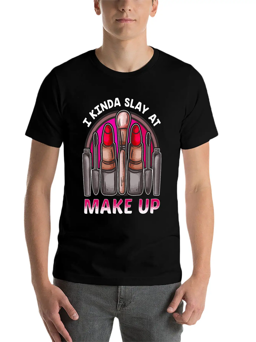 Makeup Design For Women Who Are Great At Doing Basic Graphic T-Shirt – Daily Comfort In Soft Cotton