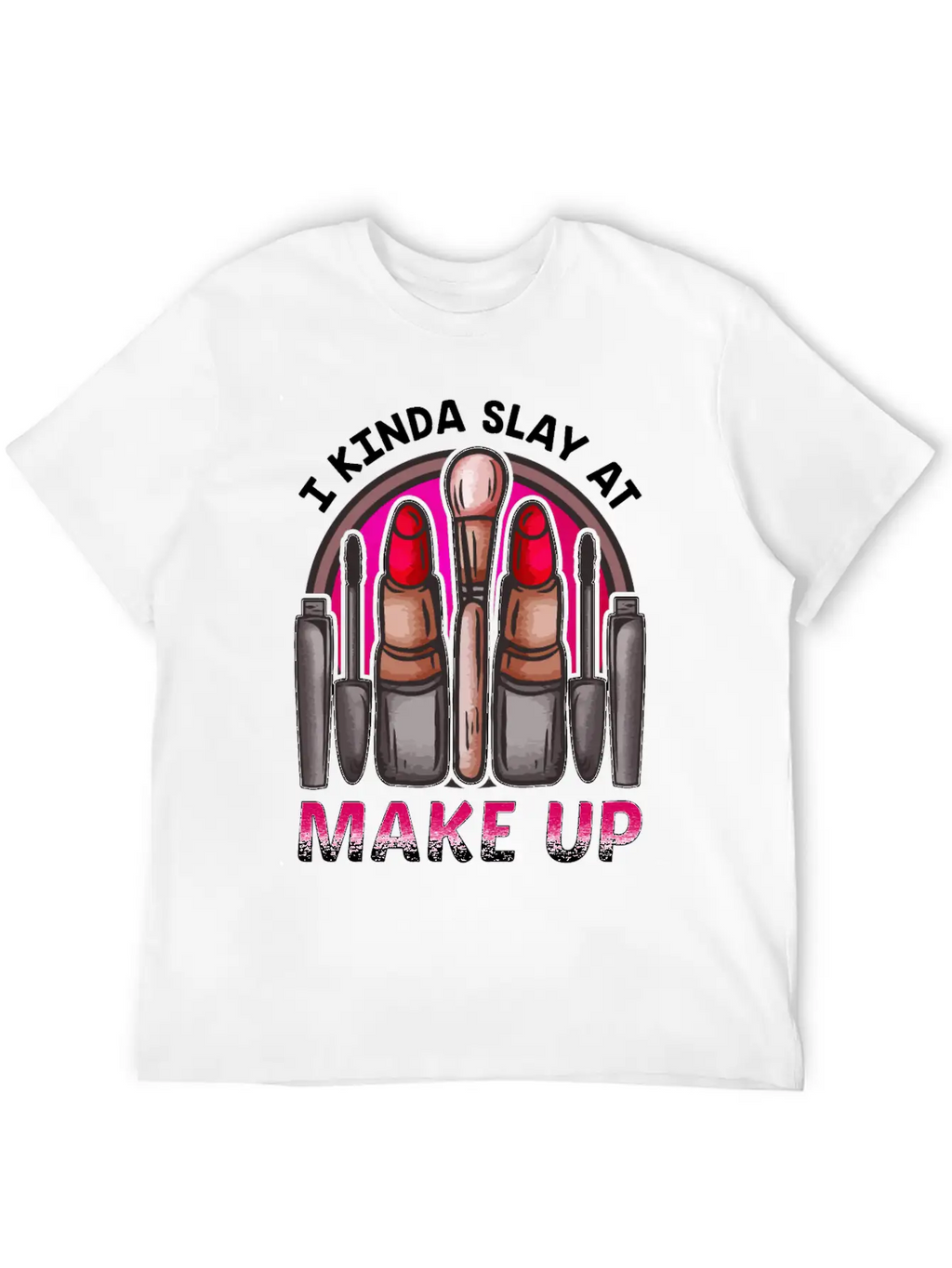 Makeup Design For Women Who Are Great At Doing Basic Graphic T-Shirt – Daily Comfort In Soft Cotton