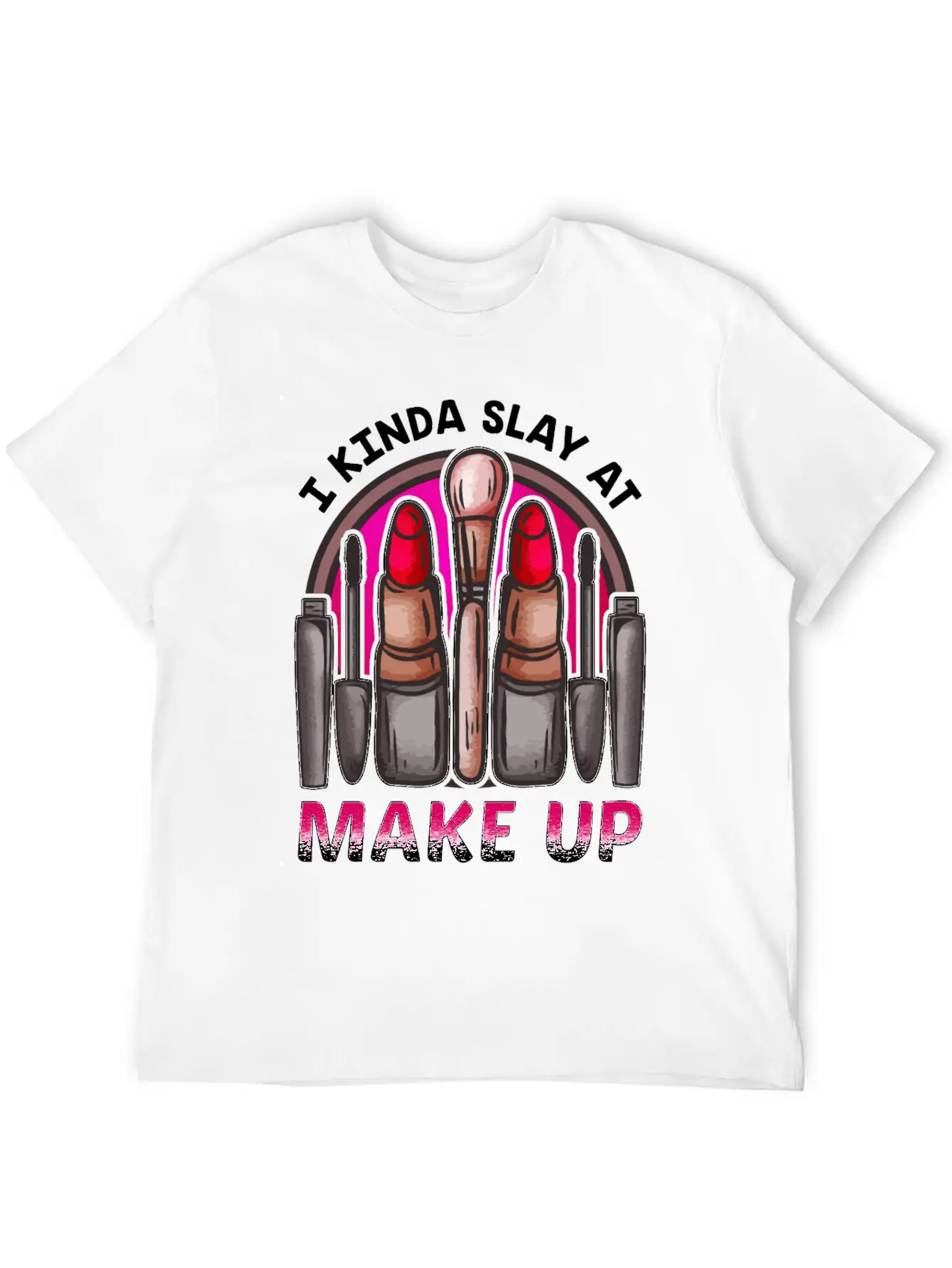 Makeup Design For Women Who Are Great At Doing Basic Graphic T-Shirt – Daily Comfort In Soft Cotton