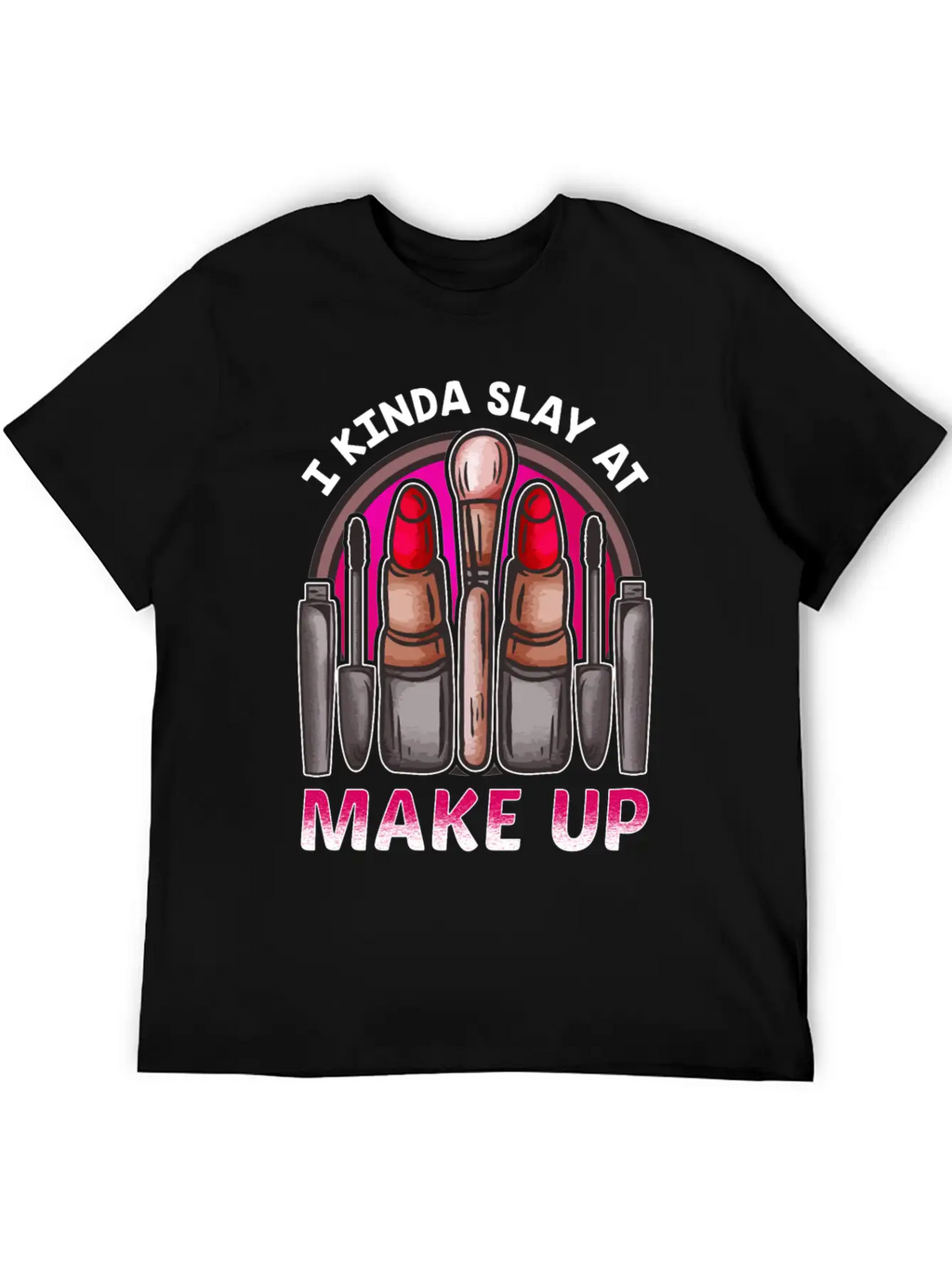Makeup Design For Women Who Are Great At Doing Basic Graphic T-Shirt – Daily Comfort In Soft Cotton