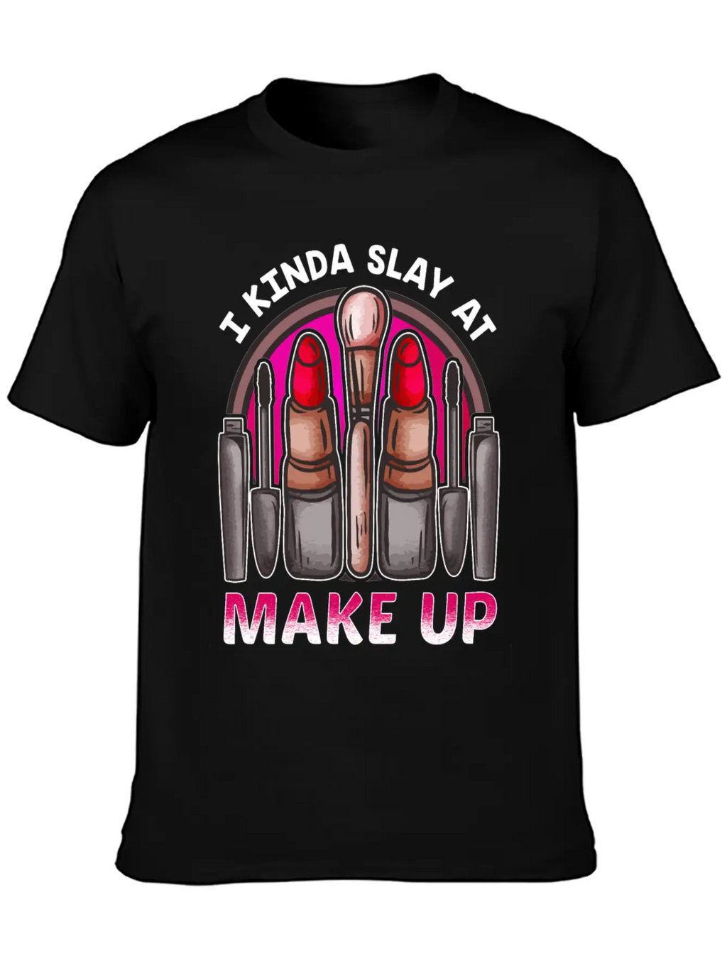 Makeup Design For Women Who Are Great At Doing Basic Graphic T-Shirt – Daily Comfort In Soft Cotton