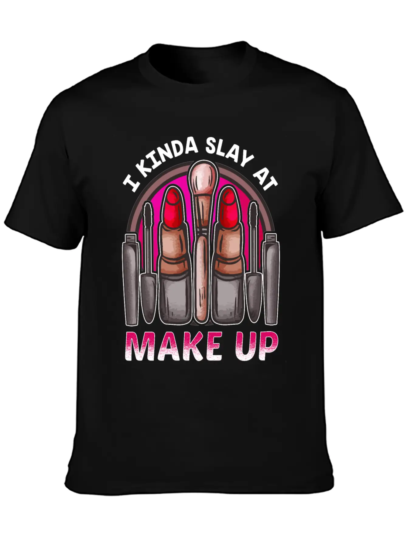 Makeup Design For Women Who Are Great At Doing Basic Graphic T-Shirt – Daily Comfort In Soft Cotton