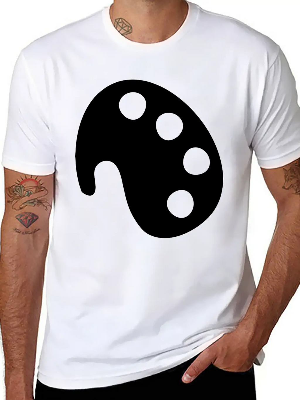 Maler Painter Pinsel Paint Farbe Artist Color Colo Basic Graphic T-Shirt – Daily Comfort In Soft Cotton