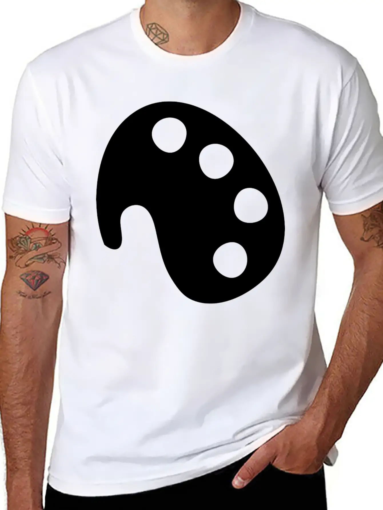 Maler Painter Pinsel Paint Farbe Artist Color Colo Basic Graphic T-Shirt – Daily Comfort In Soft Cotton
