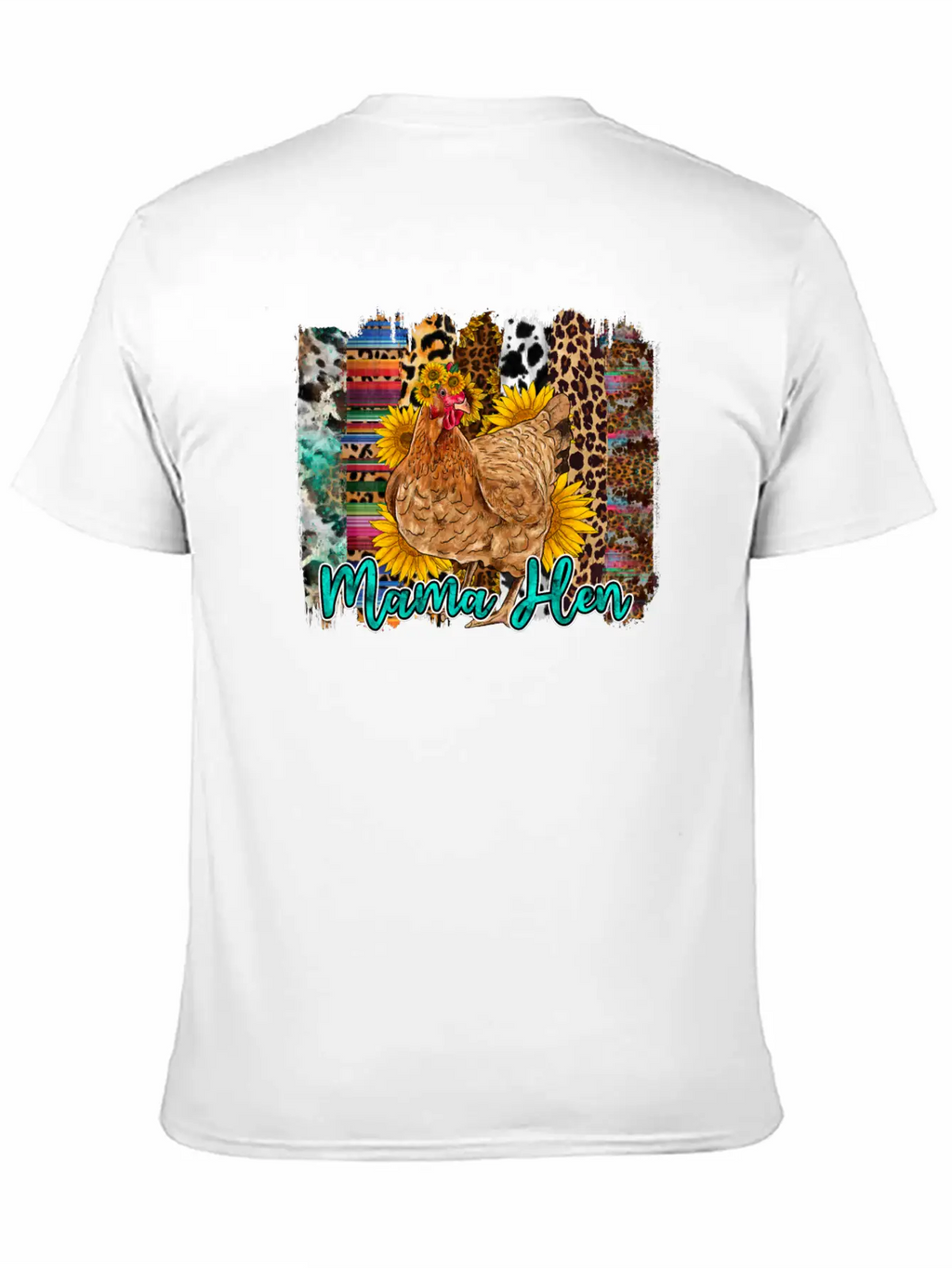 Mama Hen Brushstrokes Classic Cotton Tee – Unisex Comfort For Any Season