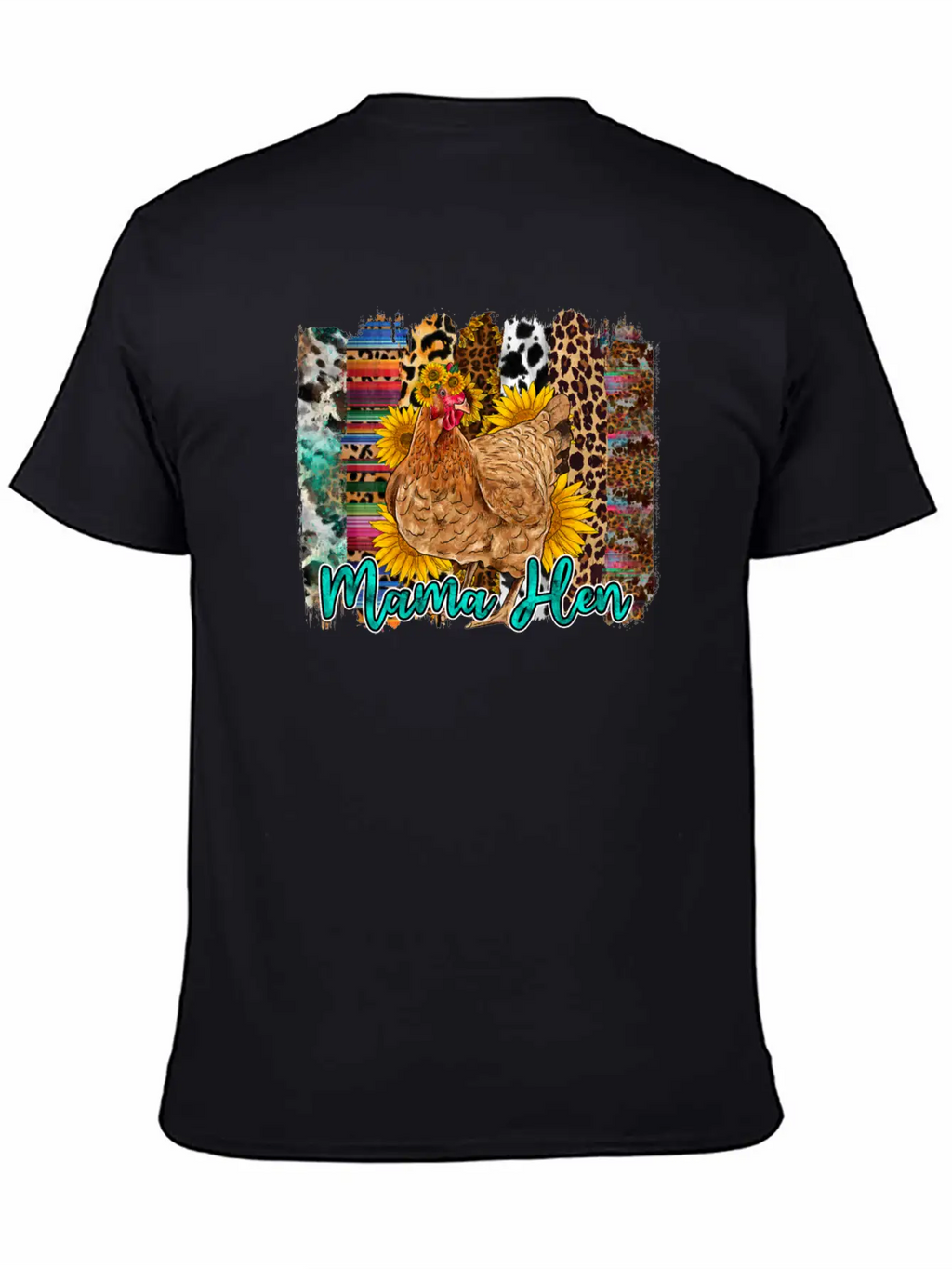 Mama Hen Brushstrokes Classic Cotton Tee – Unisex Comfort For Any Season