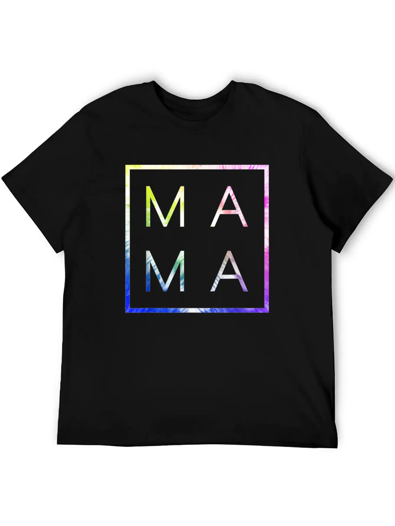 MAMA Tie Dye Cool Mom Unisex Casual T-Shirt – Clean Design For Daily Comfort