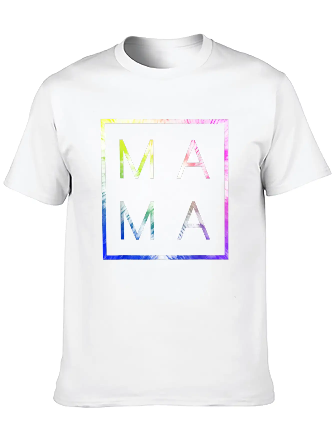 MAMA Tie Dye Cool Mom Unisex Casual T-Shirt – Clean Design For Daily Comfort