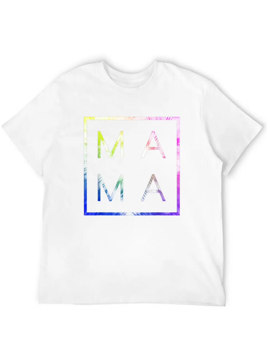 MAMA Tie Dye Cool Mom Unisex Casual T-Shirt – Clean Design For Daily Comfort
