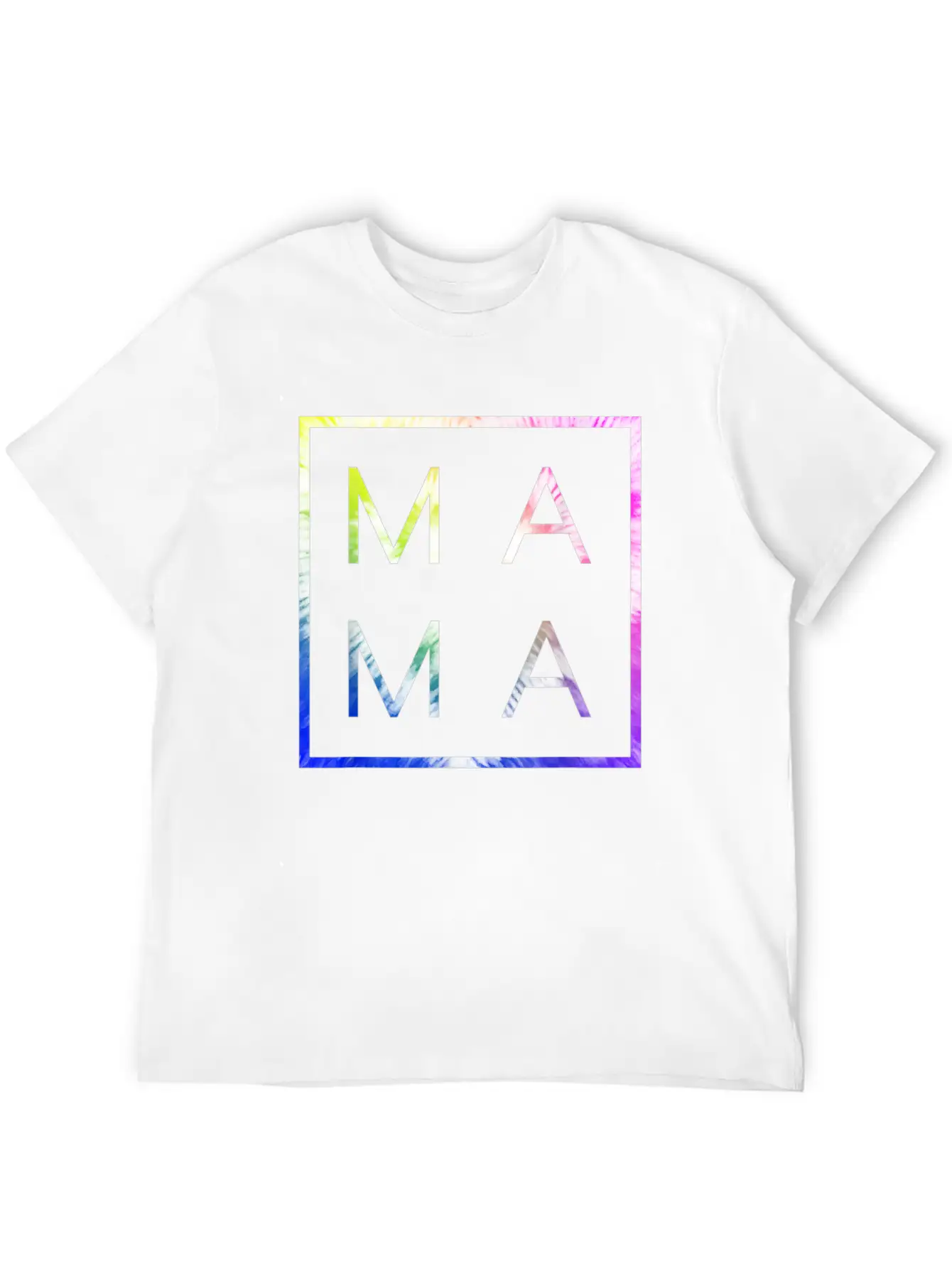 MAMA Tie Dye Cool Mom Unisex Casual T-Shirt – Clean Design For Daily Comfort