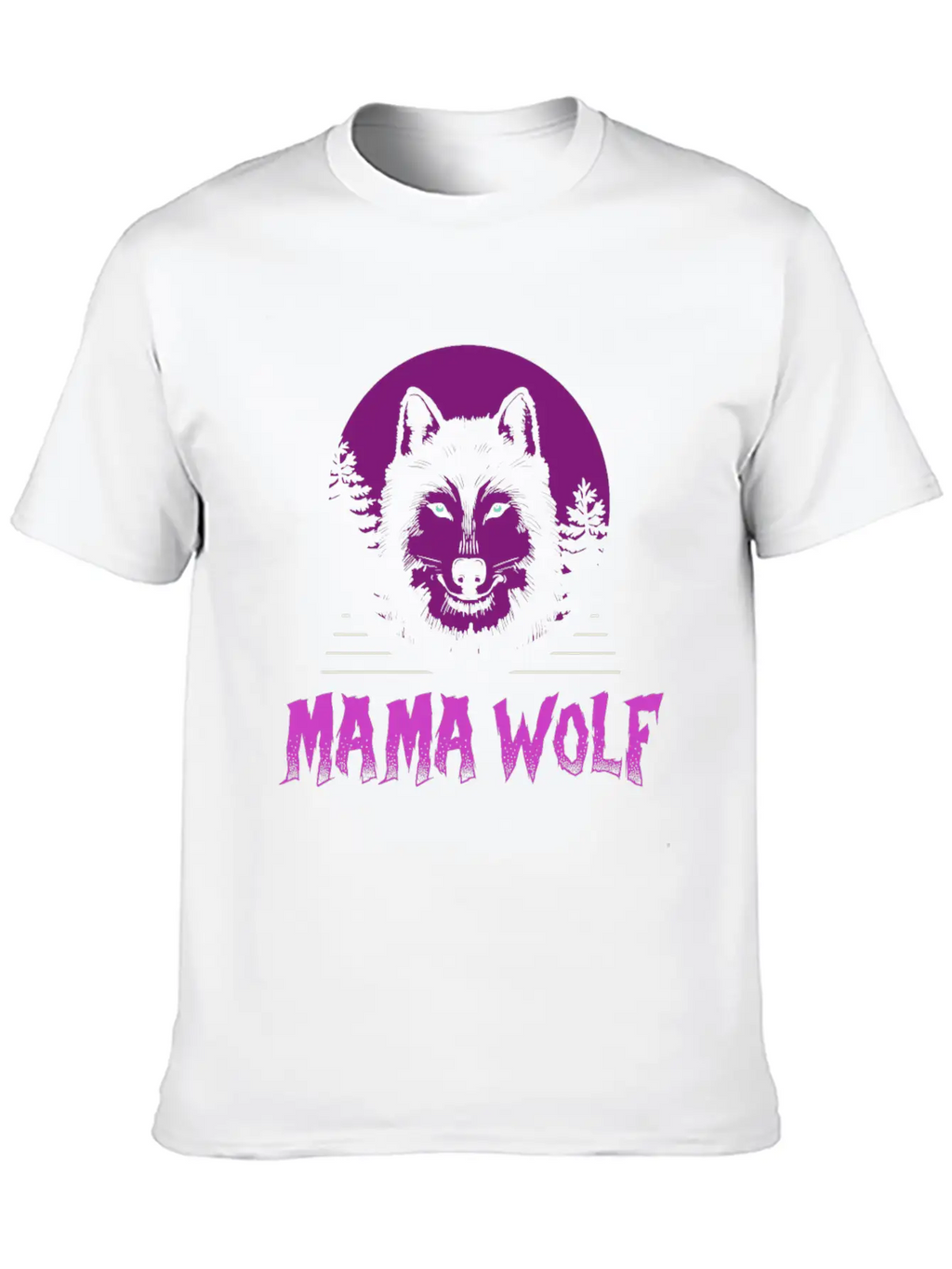 Mama Wolf Relaxed Everyday Tee – Lightweight And Durable Cotton