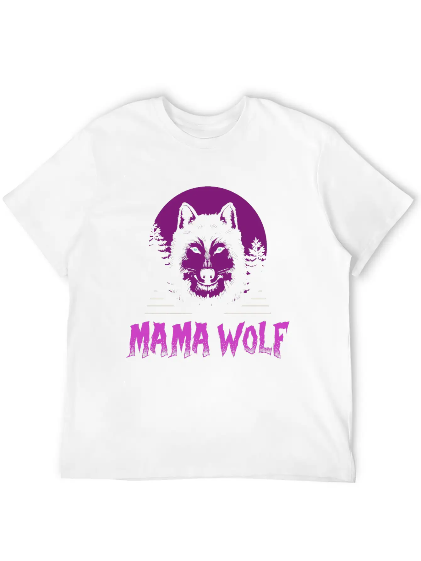 Mama Wolf Relaxed Everyday Tee – Lightweight And Durable Cotton