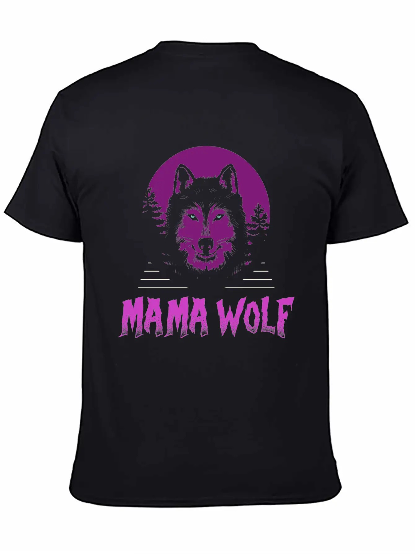 Mama Wolf Relaxed Everyday Tee – Lightweight And Durable Cotton
