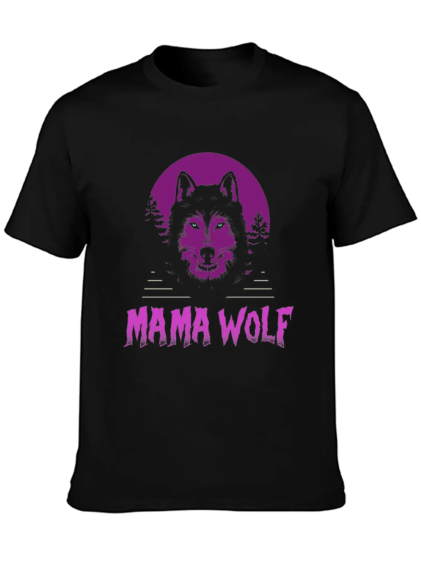 Mama Wolf Relaxed Everyday Tee – Lightweight And Durable Cotton