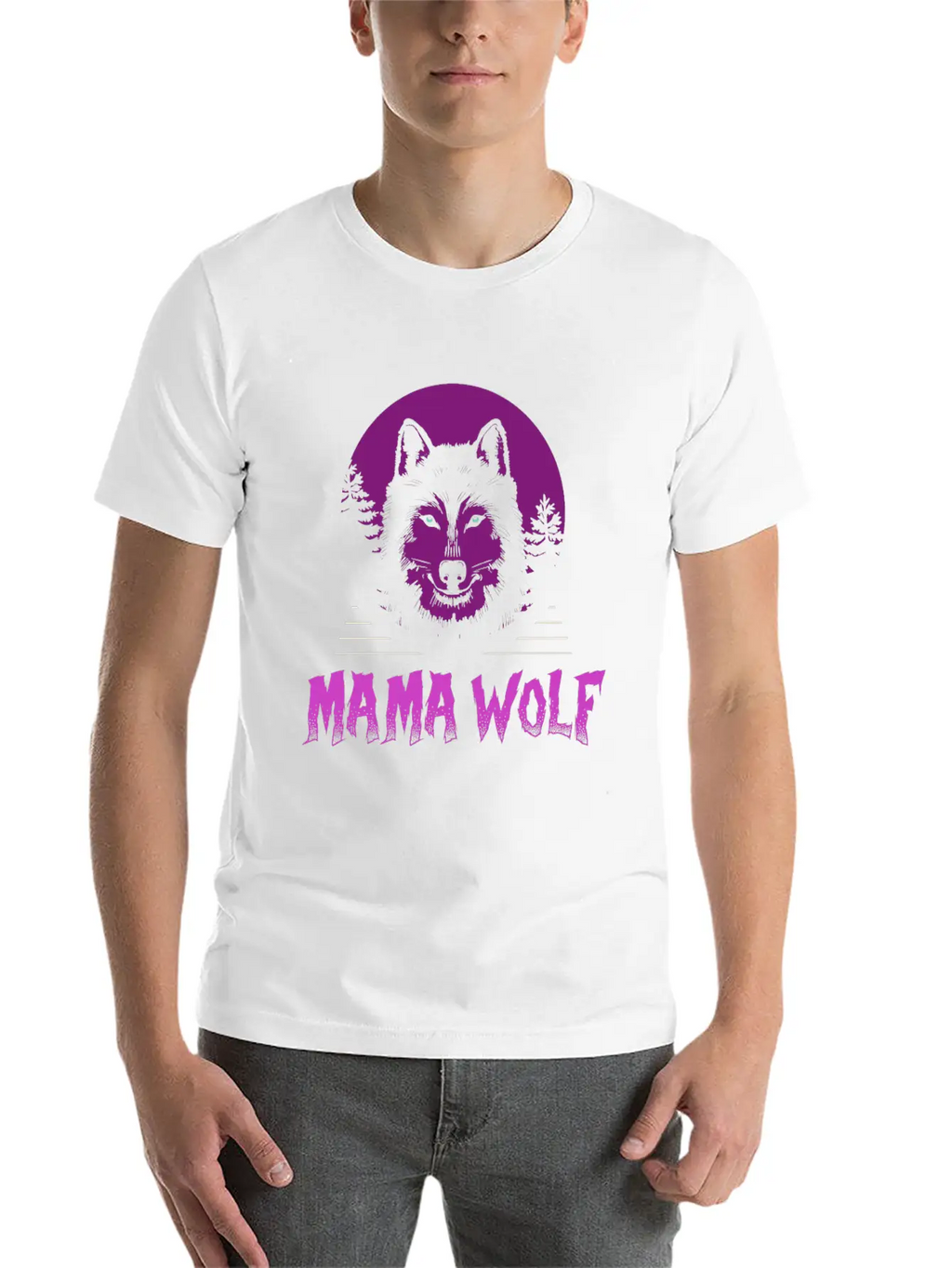 Mama Wolf Relaxed Everyday Tee – Lightweight And Durable Cotton