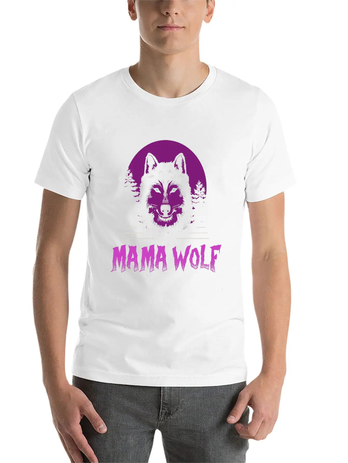 Mama Wolf Relaxed Everyday Tee – Lightweight And Durable Cotton