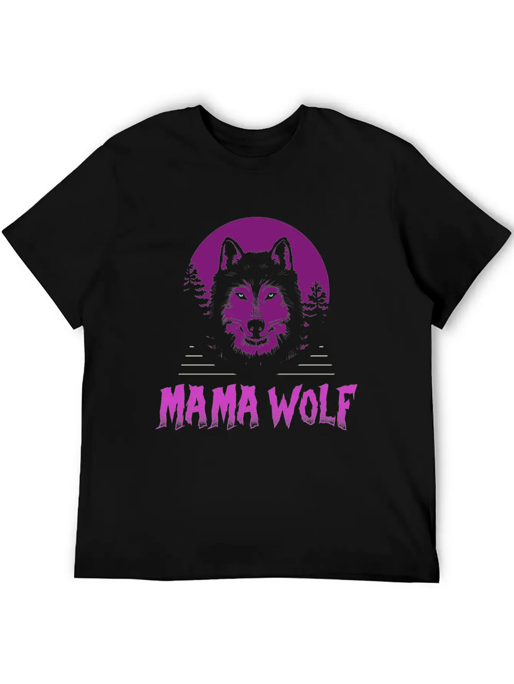 Mama Wolf Relaxed Everyday Tee – Lightweight And Durable Cotton