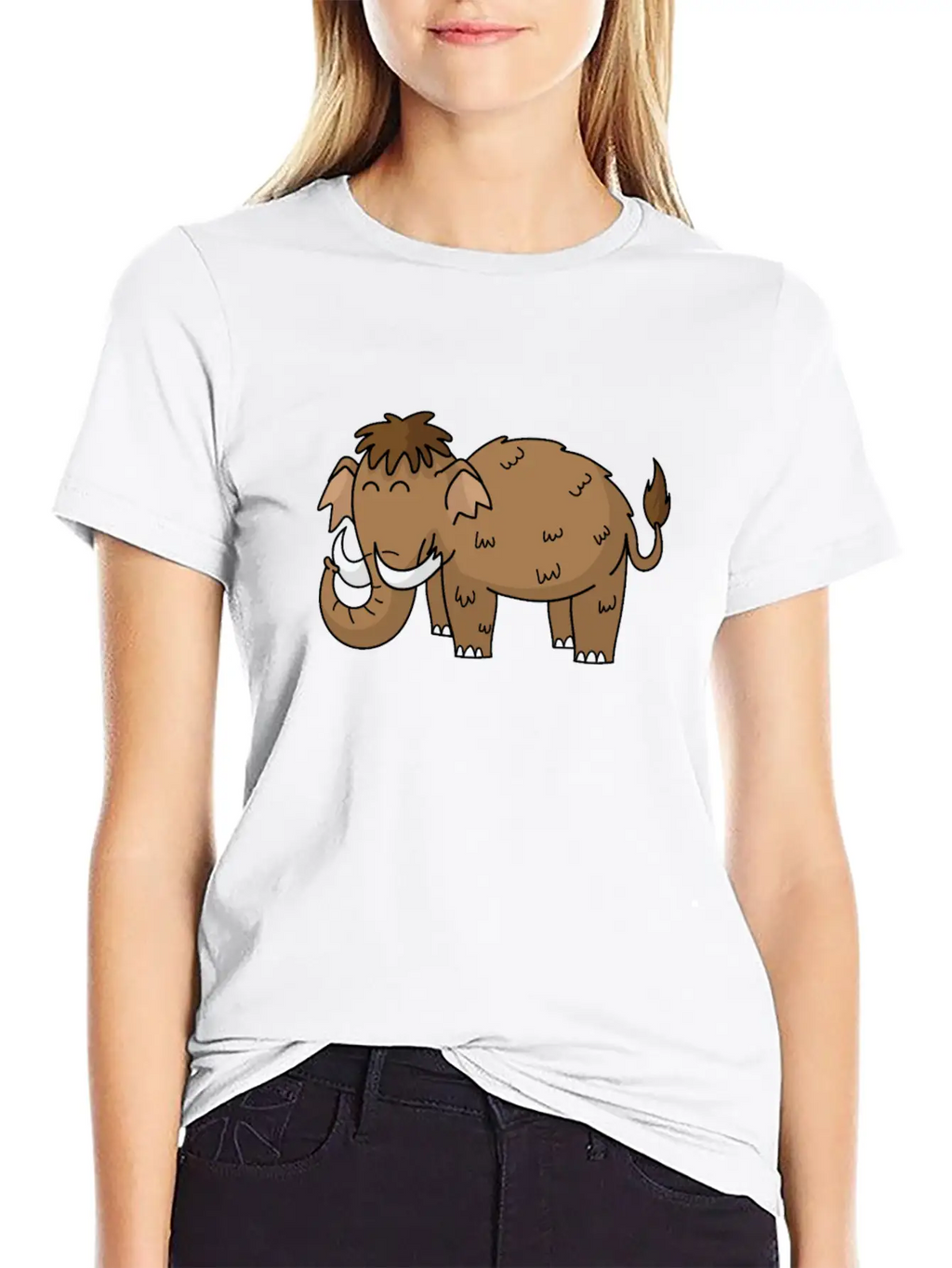 Mammoth Happy Unisex Casual T-Shirt – Clean Design For Daily Comfort