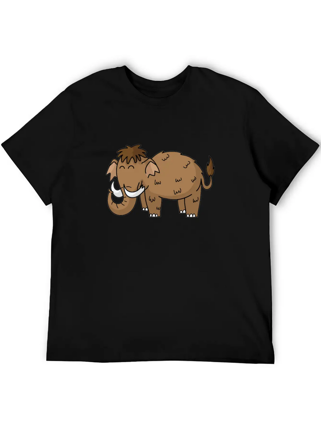 Mammoth Happy Unisex Casual T-Shirt – Clean Design For Daily Comfort