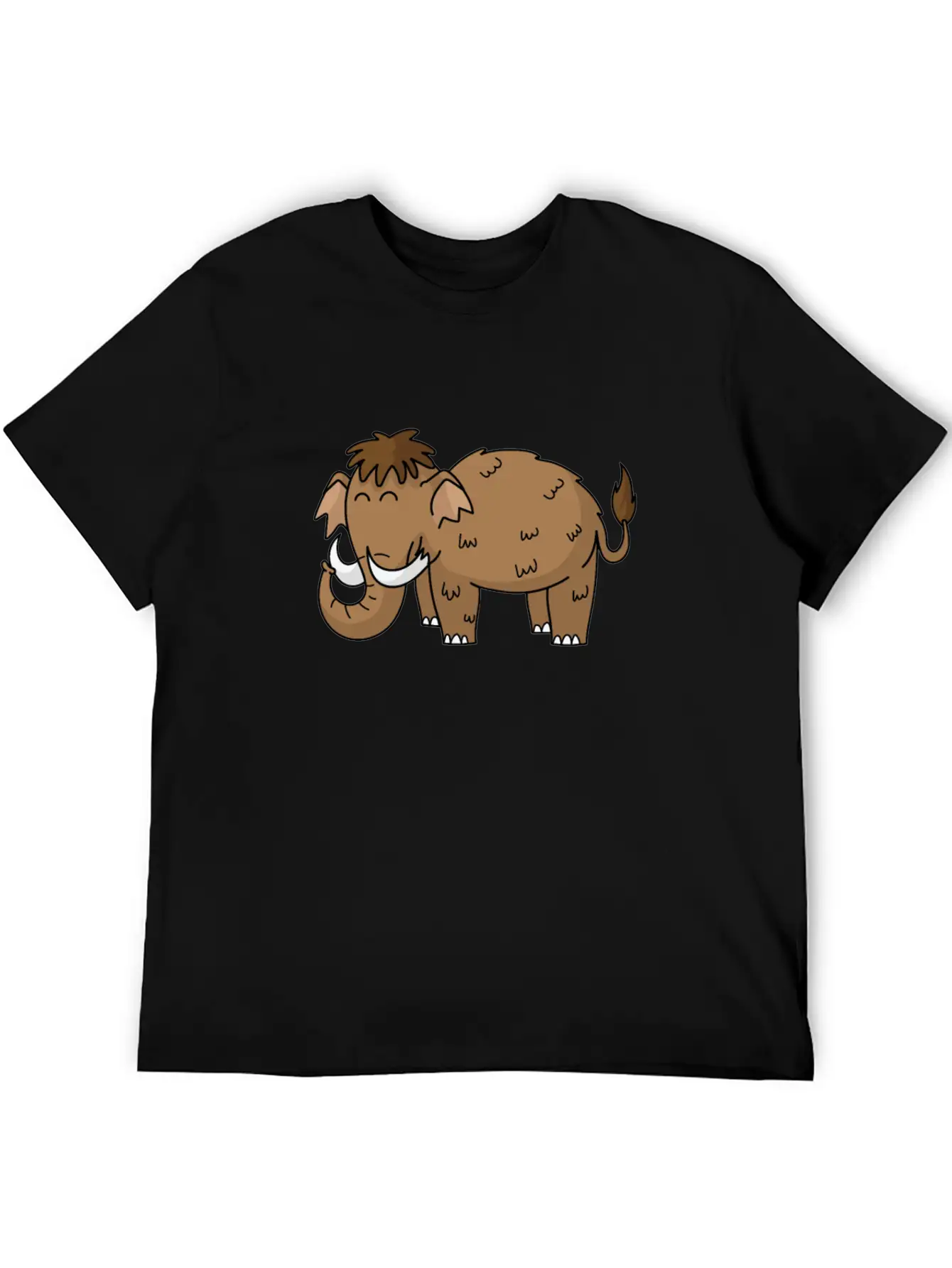 Mammoth Happy Unisex Casual T-Shirt – Clean Design For Daily Comfort