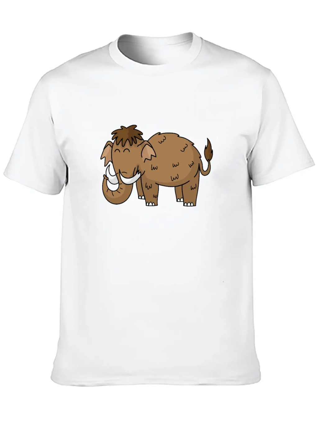 Mammoth Happy Unisex Casual T-Shirt – Clean Design For Daily Comfort