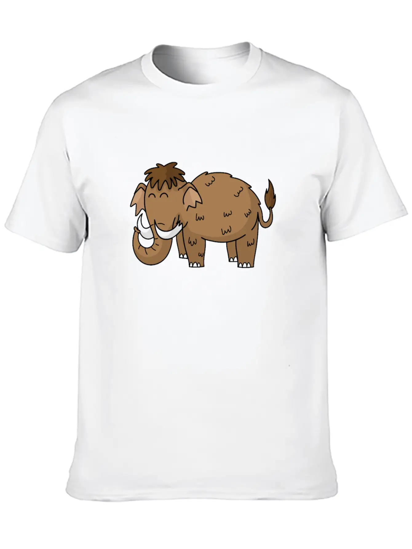 Mammoth Happy Unisex Casual T-Shirt – Clean Design For Daily Comfort