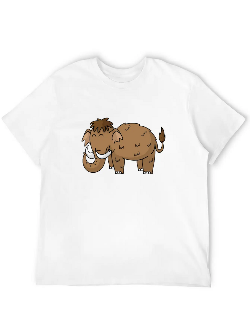 Mammoth Happy Unisex Casual T-Shirt – Clean Design For Daily Comfort