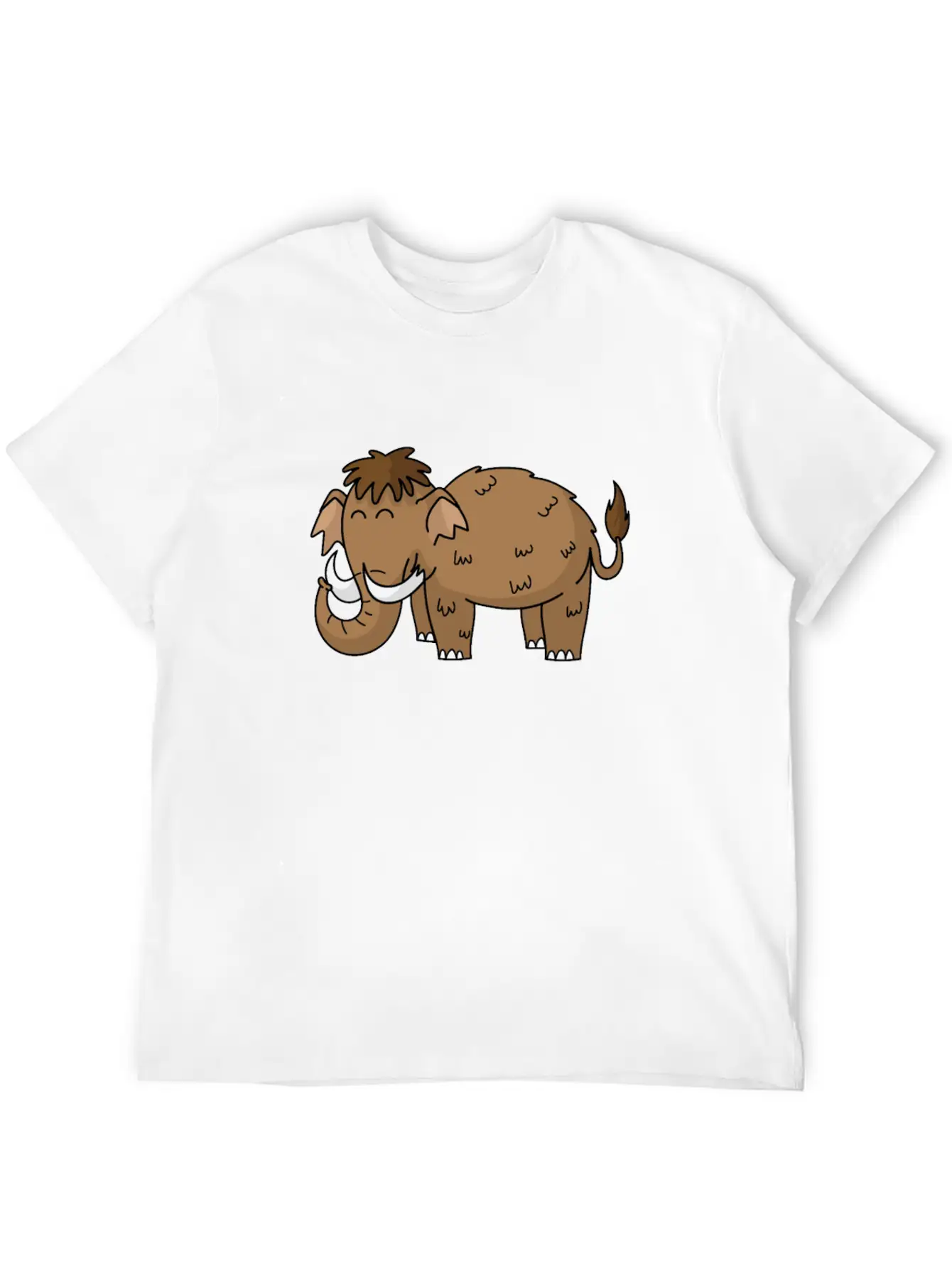 Mammoth Happy Unisex Casual T-Shirt – Clean Design For Daily Comfort