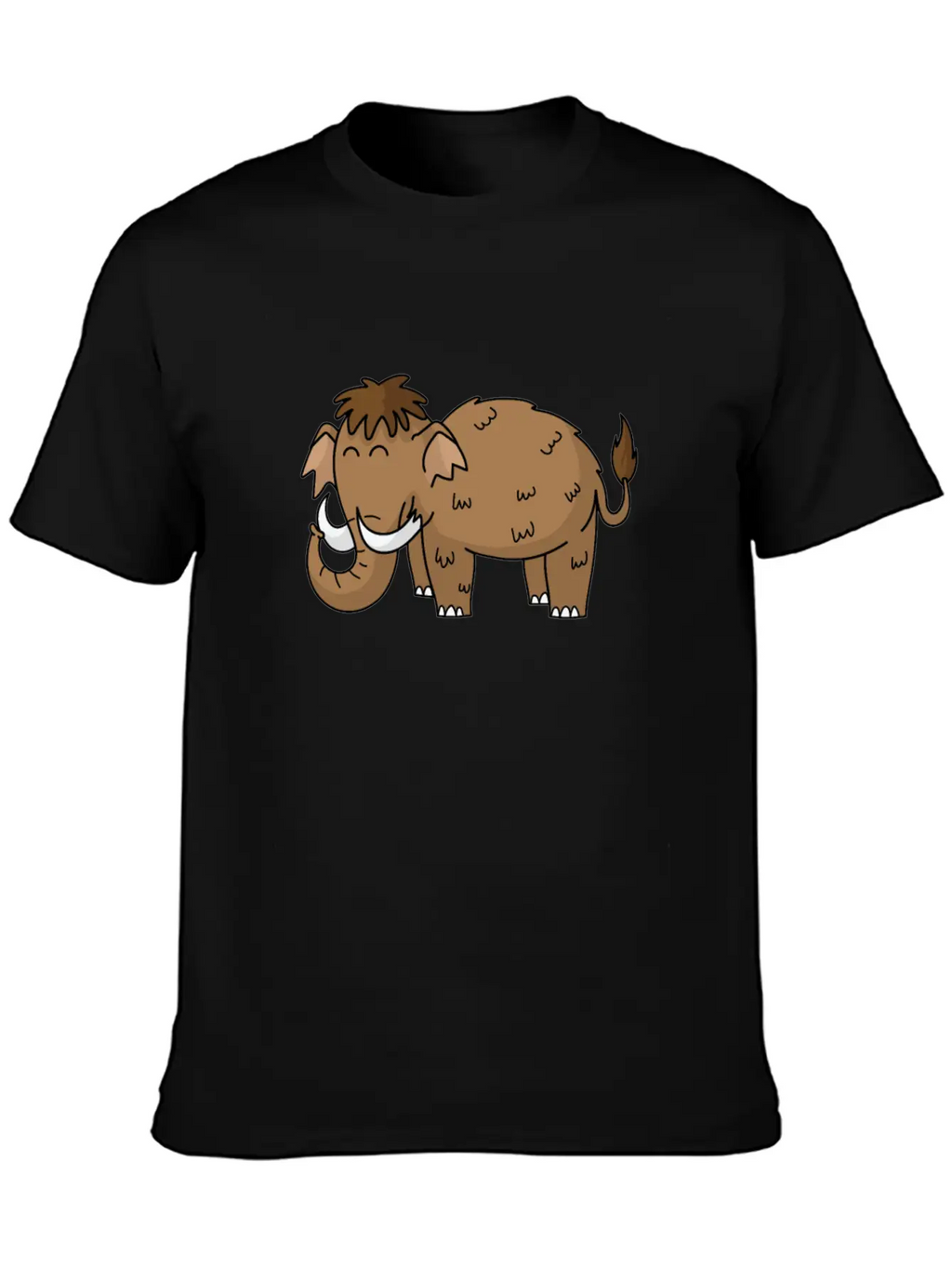Mammoth Happy Unisex Casual T-Shirt – Clean Design For Daily Comfort