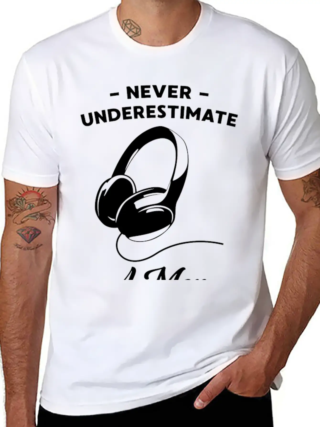 Man Dj Skills Gift Music Raving Concert Party Breathable Graphic T-Shirt – Perfect For Casual Days