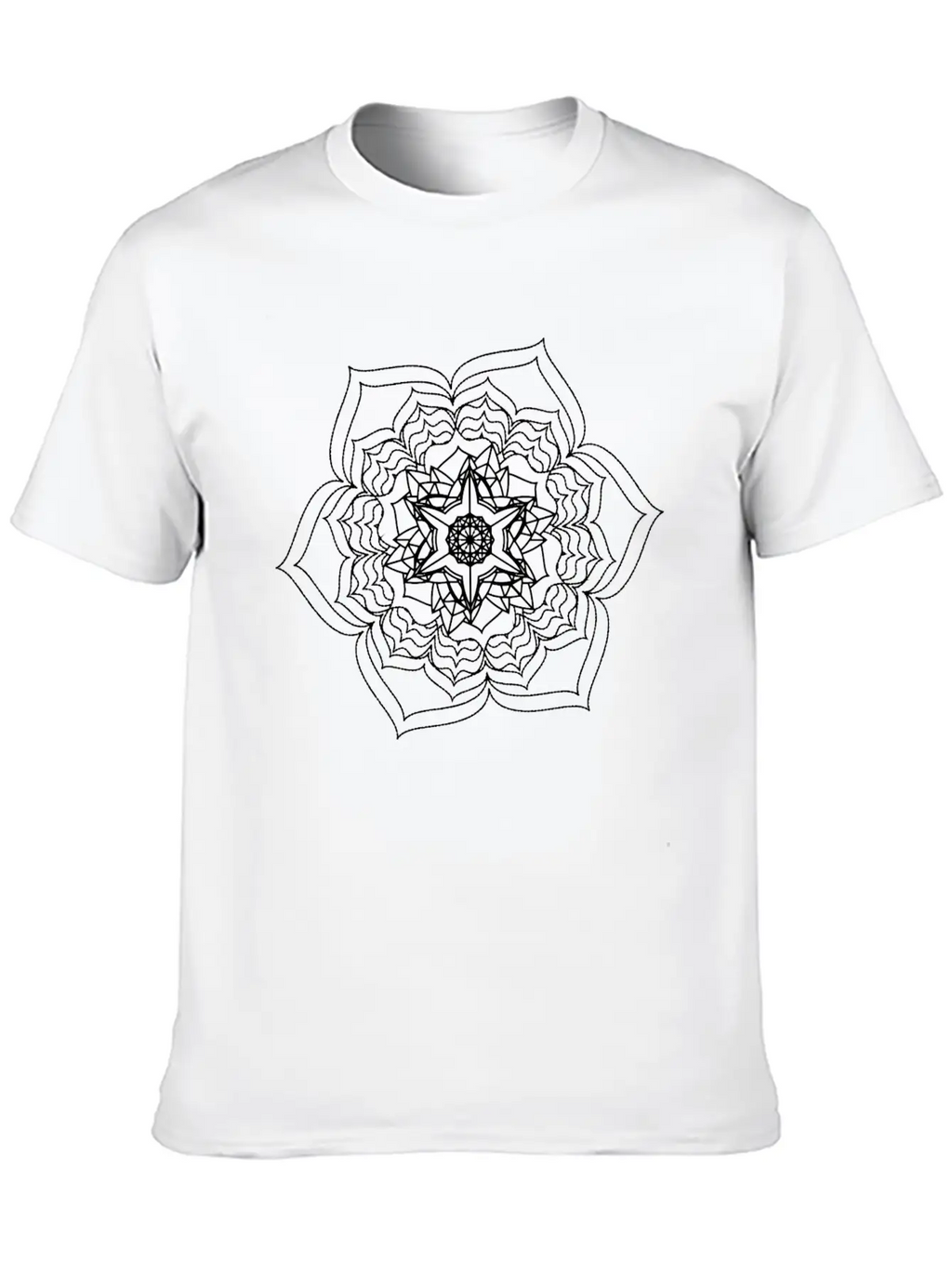 Mandala 17 Basic Graphic T-Shirt – Daily Comfort In Soft Cotton