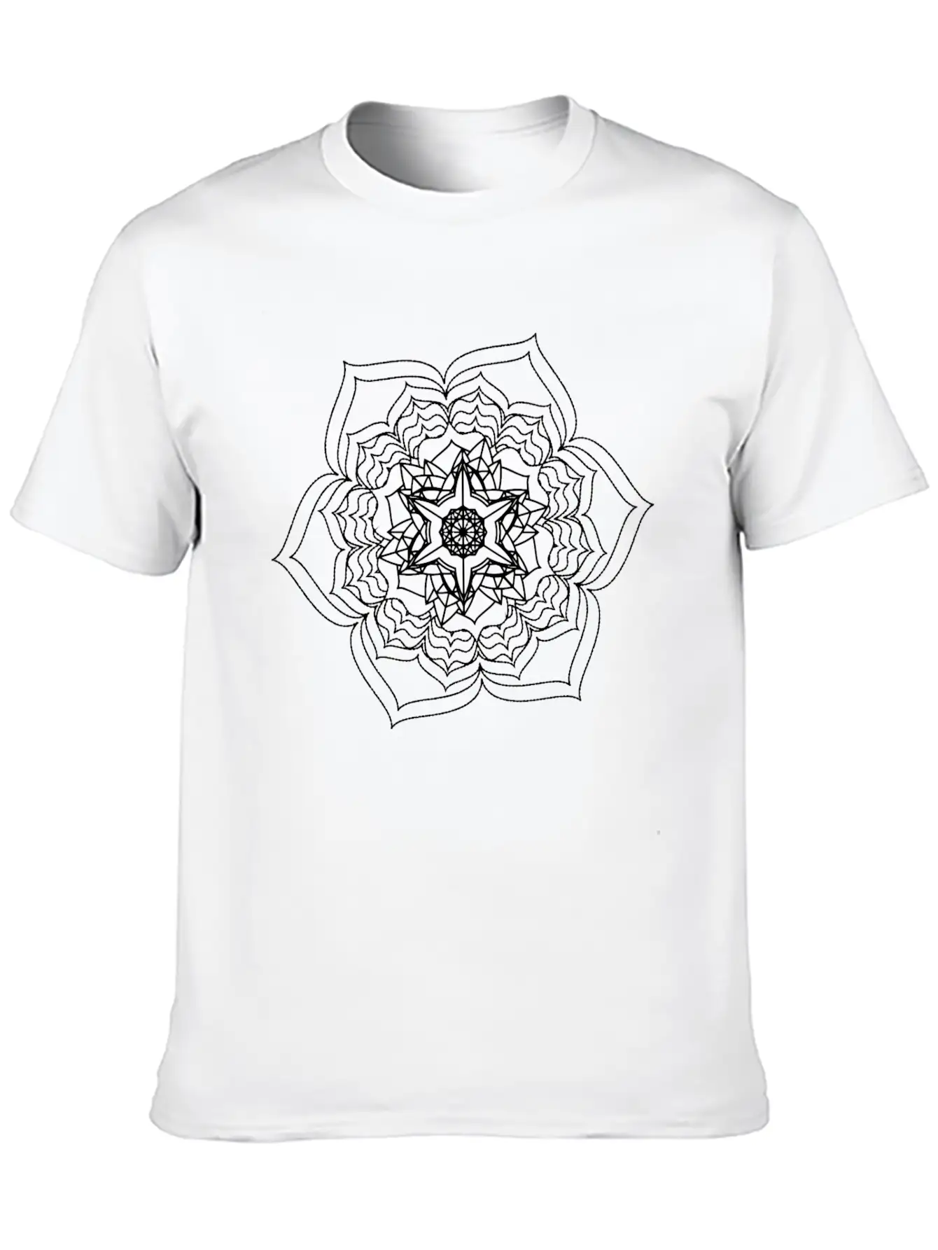 Mandala 17 Basic Graphic T-Shirt – Daily Comfort In Soft Cotton